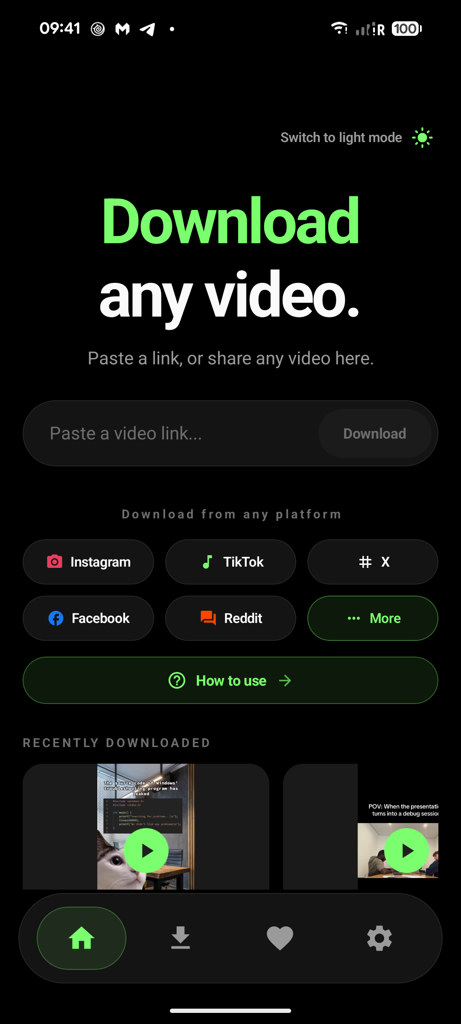 Gravity on mobile