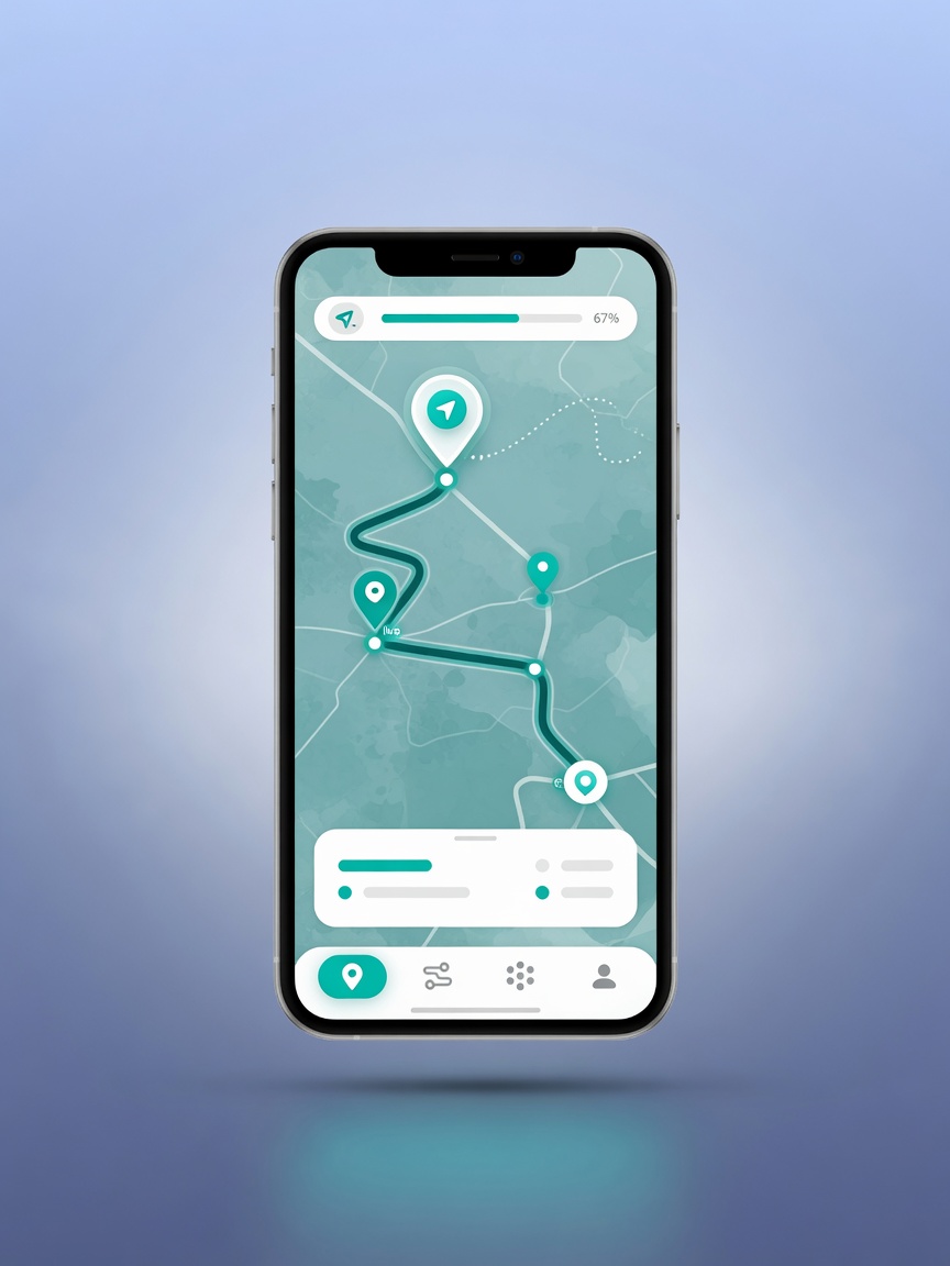 Trip Tracker on mobile